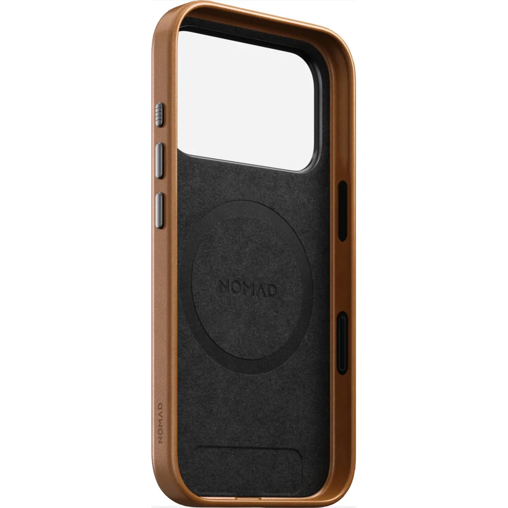Leder Handyhülle für iPhone 17 Pro mit MagSafe, Nomad Traditional Leather Case, Hellbraun - Image 4