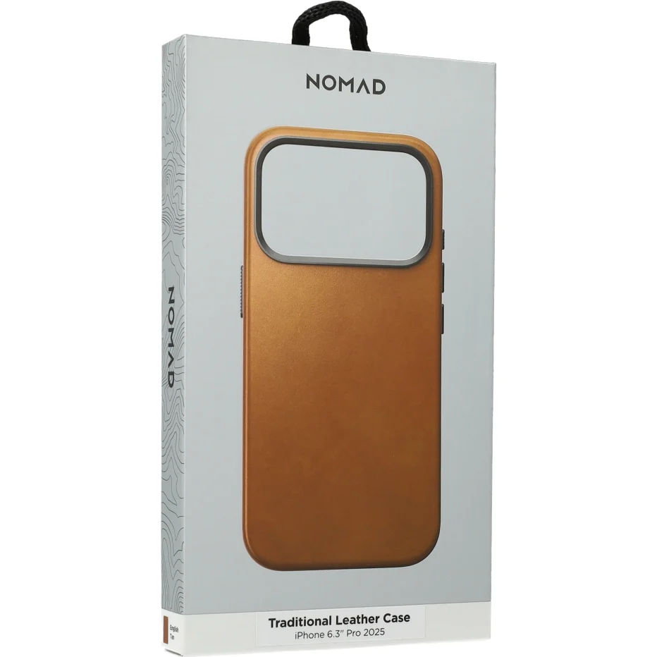 Leder Handyhülle für iPhone 17 Pro mit MagSafe, Nomad Traditional Leather Case, Hellbraun - Image 8
