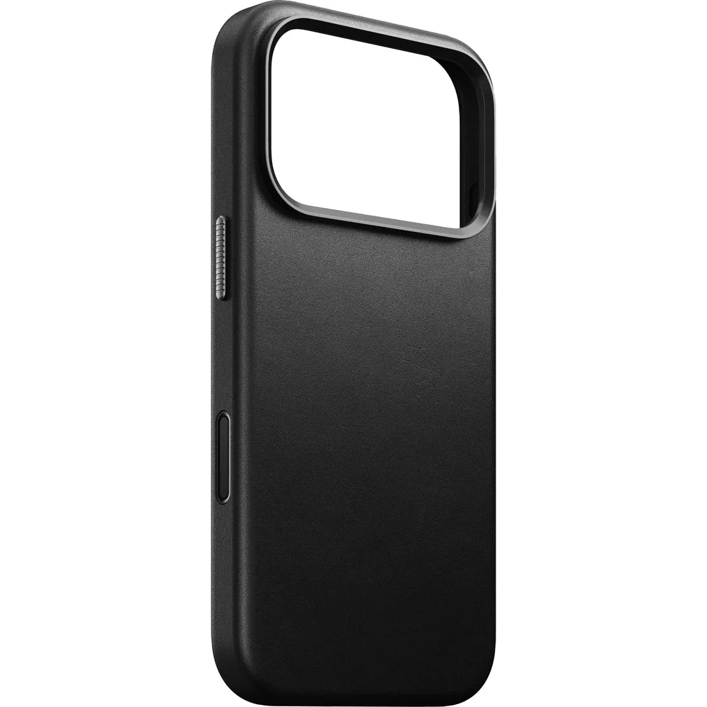 Leder Handyhülle für iPhone 17 Pro mit MagSafe, Nomad Traditional Leather Case, Schwarz