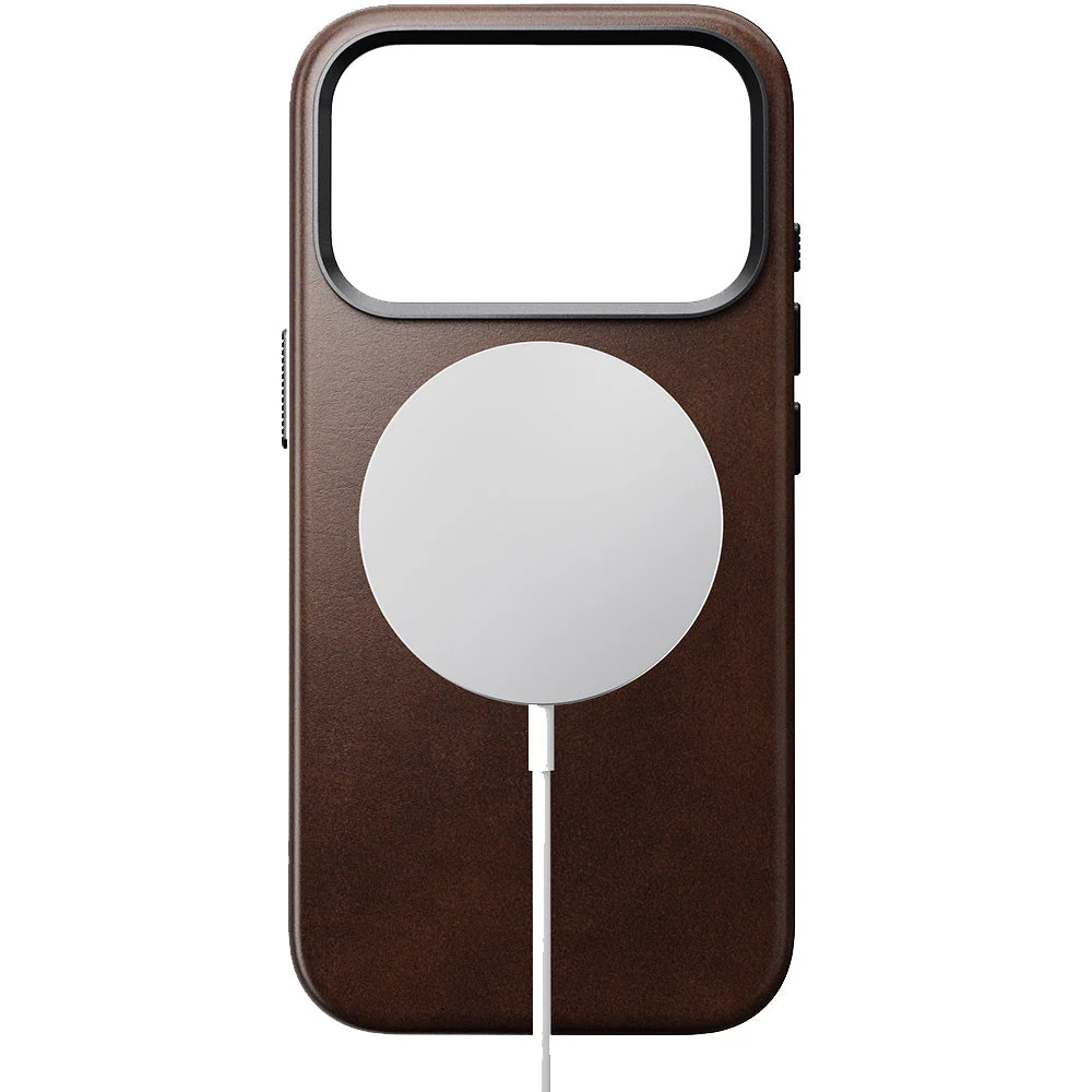 Leder Handyhülle für iPhone 17 Pro mit MagSafe, Traditional Leather Case Horween Series, Rustikal Braun - Image 6