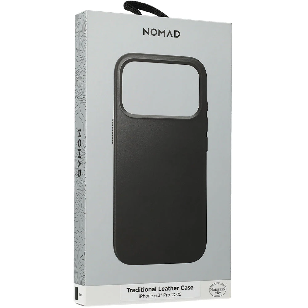 Leder Handyhülle für iPhone 17 Pro mit MagSafe, Traditional Leather Case Horween Series, Schwarz - Image 8