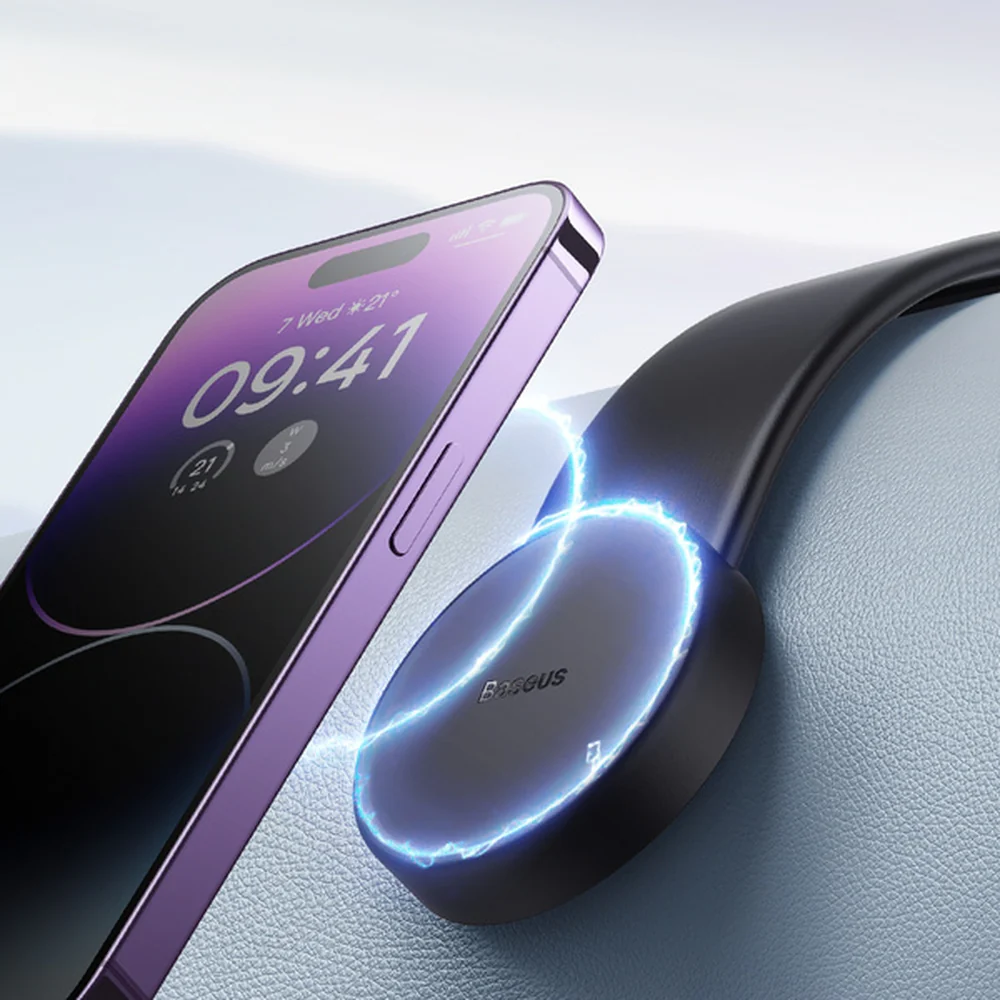 Magnetische Autohalterung für Handy zur Befestigung am Lüftungsgitter Baseus PrimeTrip C02, Schwarz - Image 3