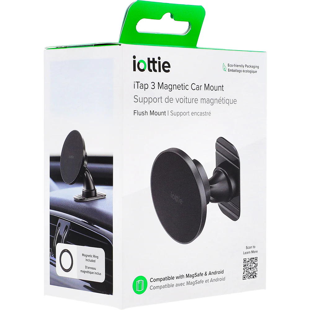 Magnetische Autohalterung für Klebeband, iOttie iTap 3, für MagSafe, Schwarz - Image 11