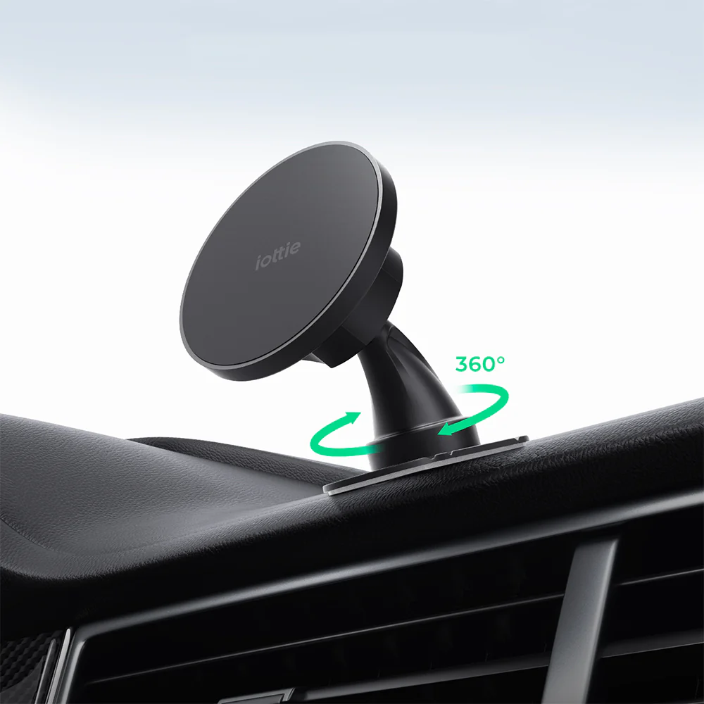 Magnetische Autohalterung für Klebeband, iOttie iTap 3, für MagSafe, Schwarz - Image 6