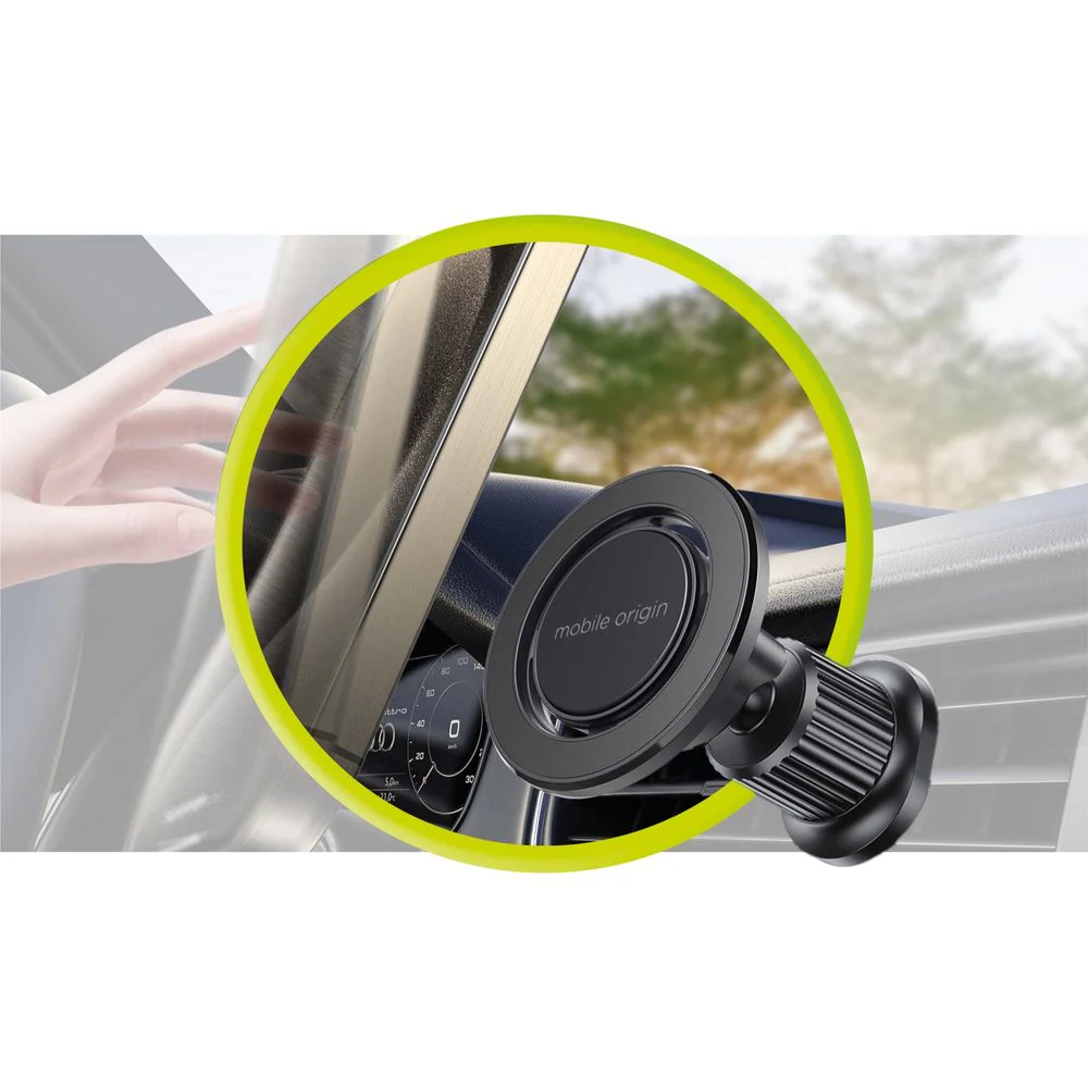 Magnetische Autohalterung für Lüftungsschlitze mit MagSafe, Mobile Origin MO9, Schwarz - Image 11