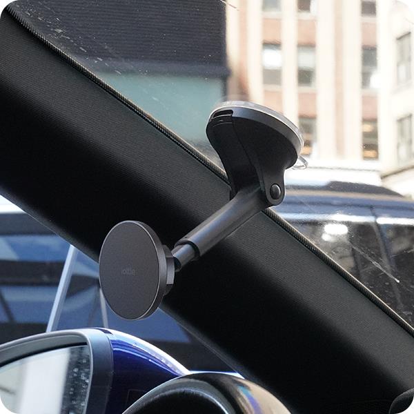 Magnetische Autohalterung für Windschutzscheibe / Armaturenbrett, iOttie iTap 3, für MagSafe, Schwarz - Image 6