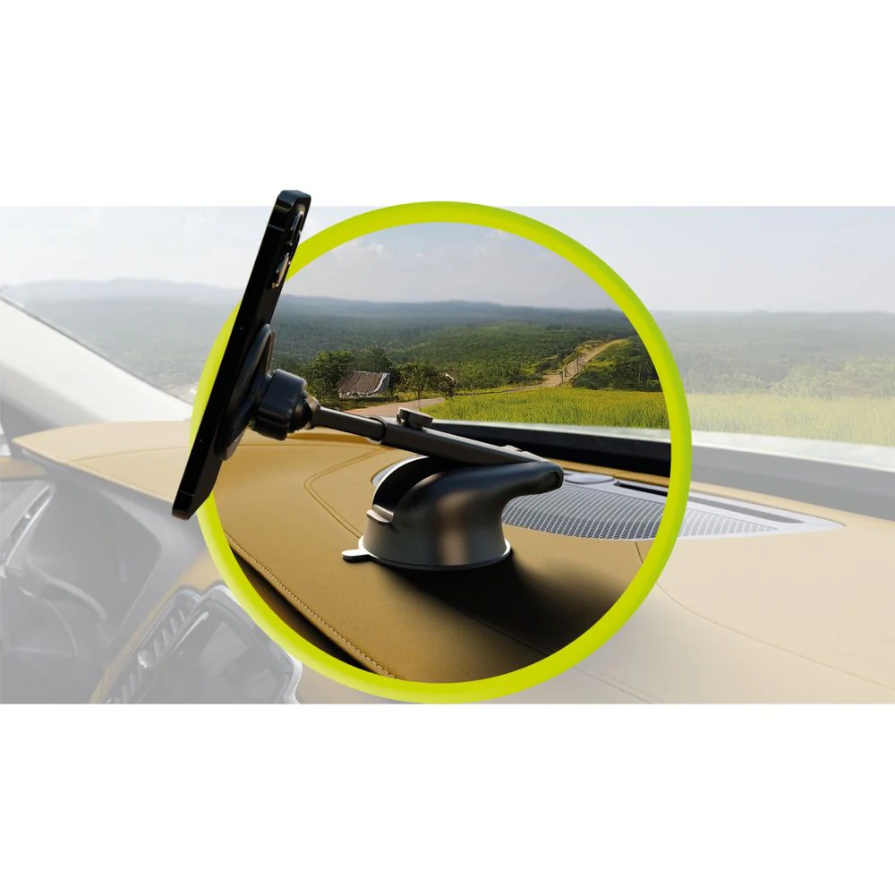 Magnetische Autohalterung für Windschutzscheibe / Armaturenbrett mit MagSafe, Mobile Origin MO8, Schwarz - Image 10