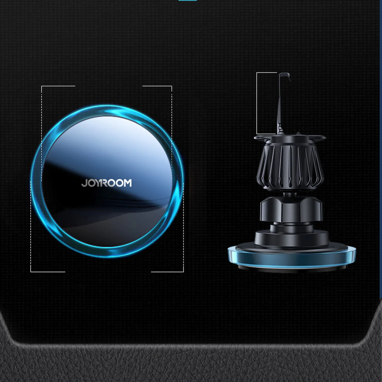 Magnetische Handy-Halterung für das Lüftungsgitter, Joyroom JR-ZS291, 15W, Schwarz - Image 6