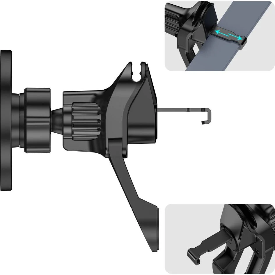 Magnetische Handy-Halterung für Lüftungsgitter, Tech-Protect N56 Magnetic Stable Vent Car Mount, mit MagSafe, Schwarz - Image 7