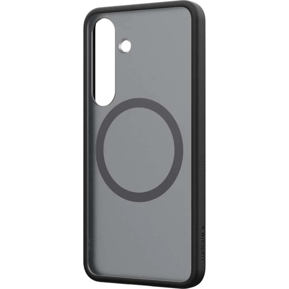 Magnetische-Handyhülle für Galaxy S25, Spigen Capella, Rauchfarben-Schwarz