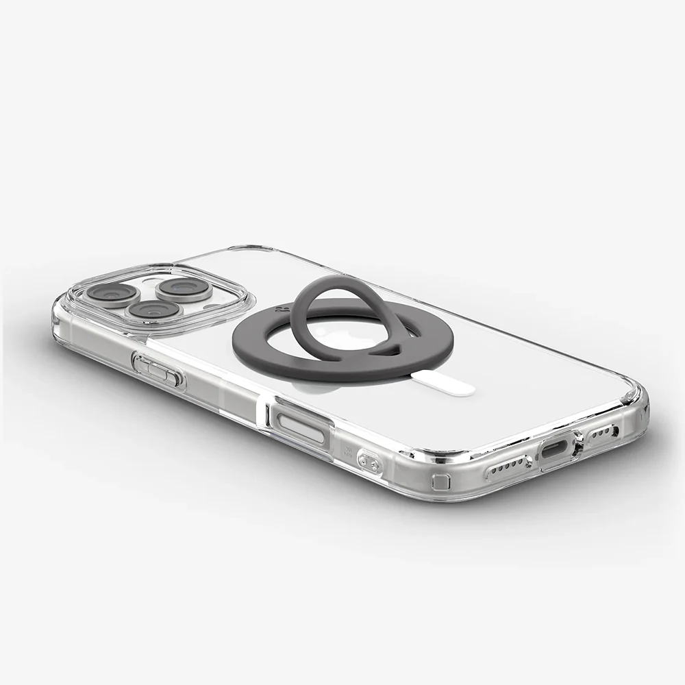Magnetischer Fingerhalter für MagSafe, Spigen Dual Pop MagFit Holder, Dunkelgrau - Image 4