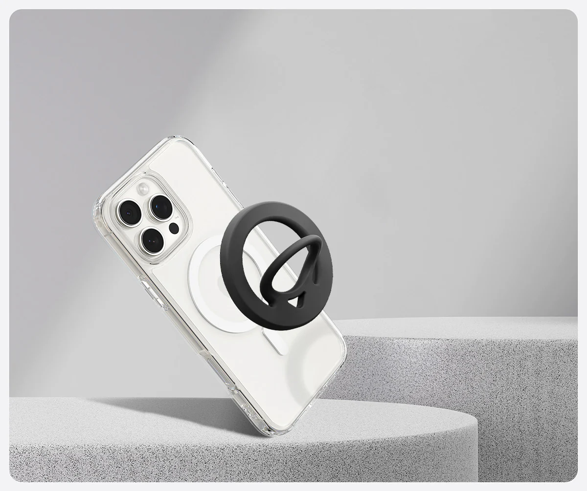 Magnetischer Fingerhalter für MagSafe, Spigen Dual Pop MagFit Holder, Schwarz - Image 11