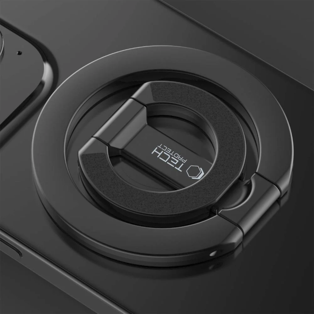 Magnetischer Fingerhalter, Tech-Protect MMR400 Magnetic MagSafe Ring, Schwarz - Image 3