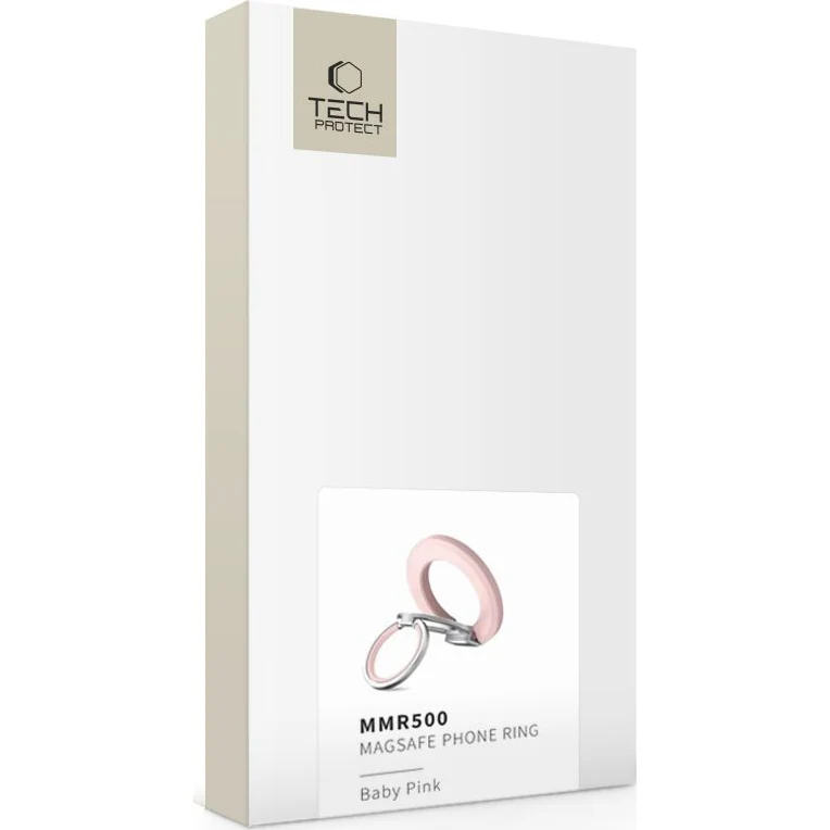 Magnetischer Fingerhalter, Tech-Protect MMR500 Magnetic MagSafe Ring, Telefonhaler, Rosa - Image 8