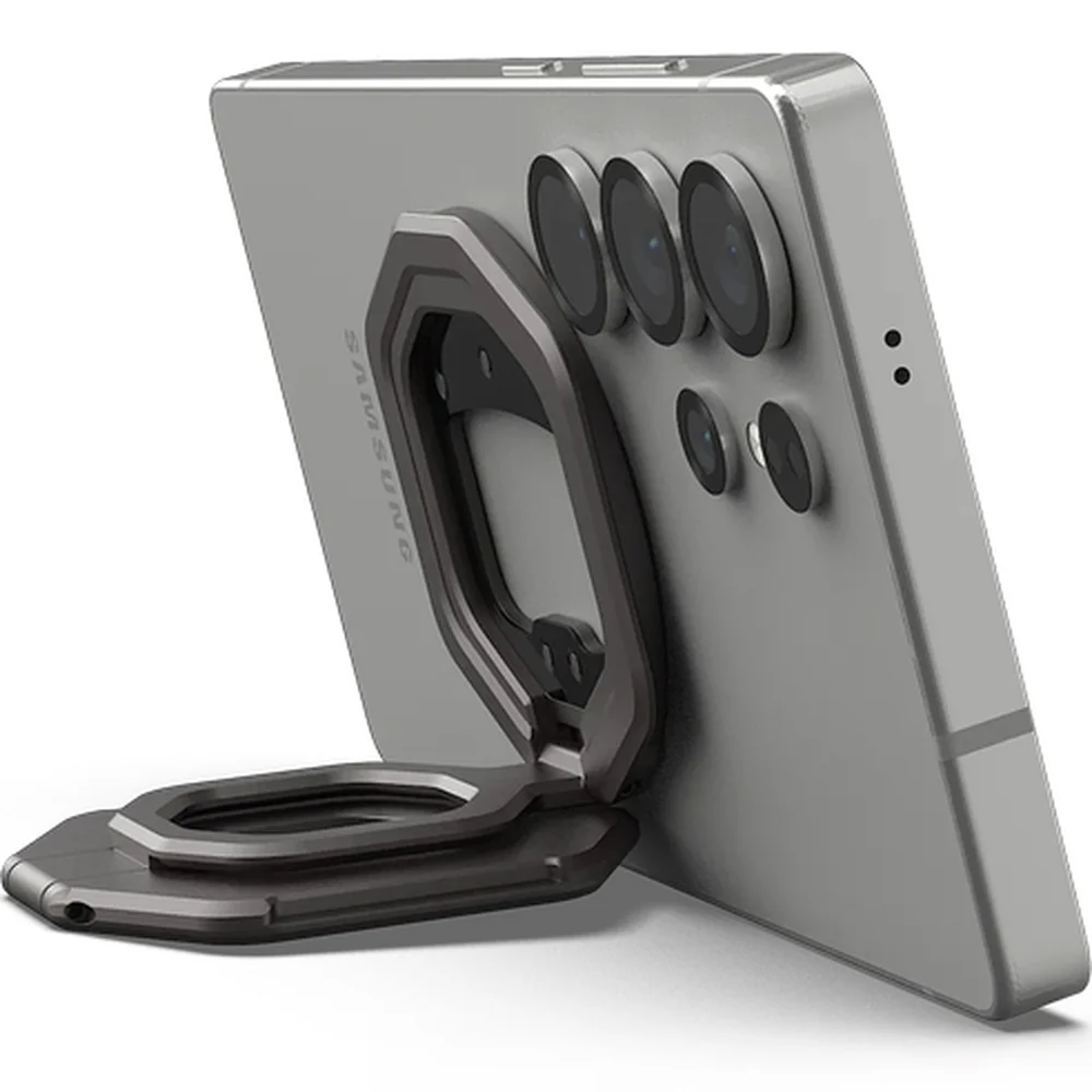 Magnetischer Fingerhalter Urban Armor Gear Monarch Dual Magnetic Ring Stand für MagSafe, Metallgrau - Image 5