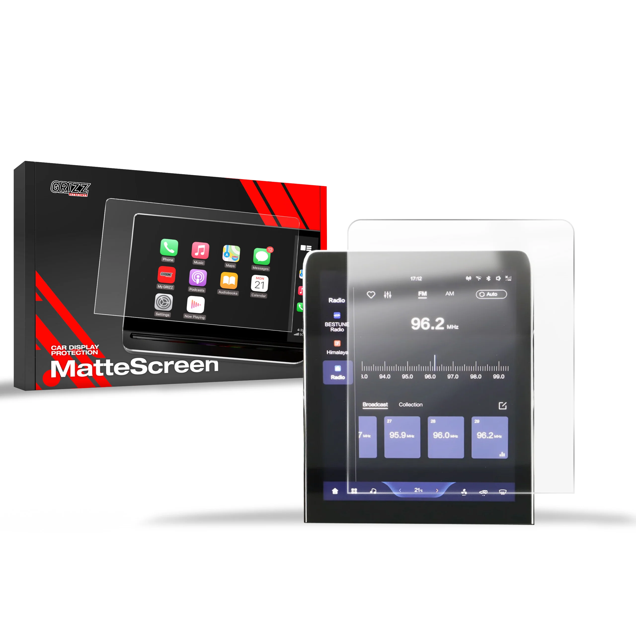 Matte Autodisplayfolie für Bestune T90 12,6" (2023-2025), Grizz Protector - Image 8