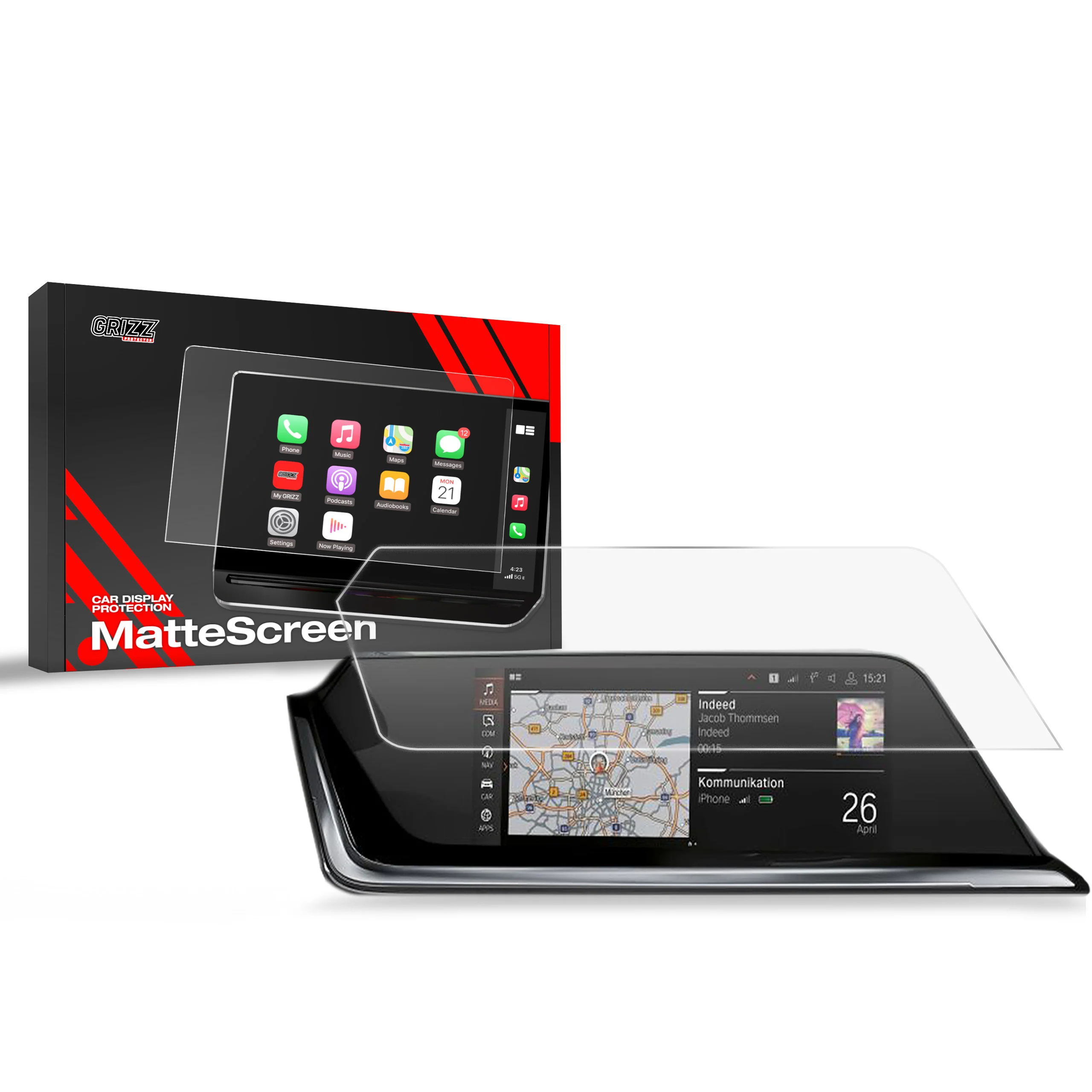 Matte Autodisplayfolie für BMW Z4 G29 10,25" (2019-2025), Grizz Protector