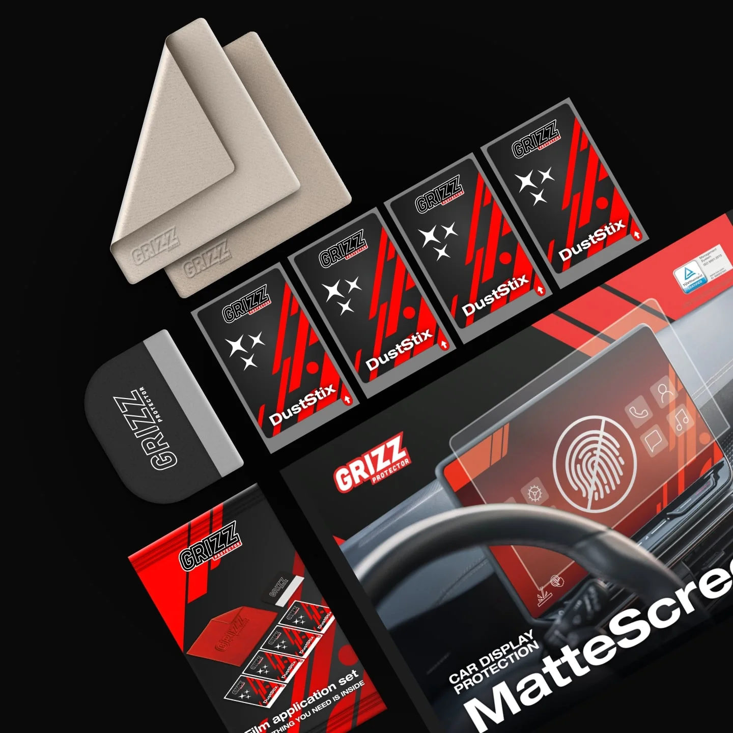 Matte Autodisplayfolie für CFMOTO Goes Terrox 1000 7", Grizz Protector - Image 6