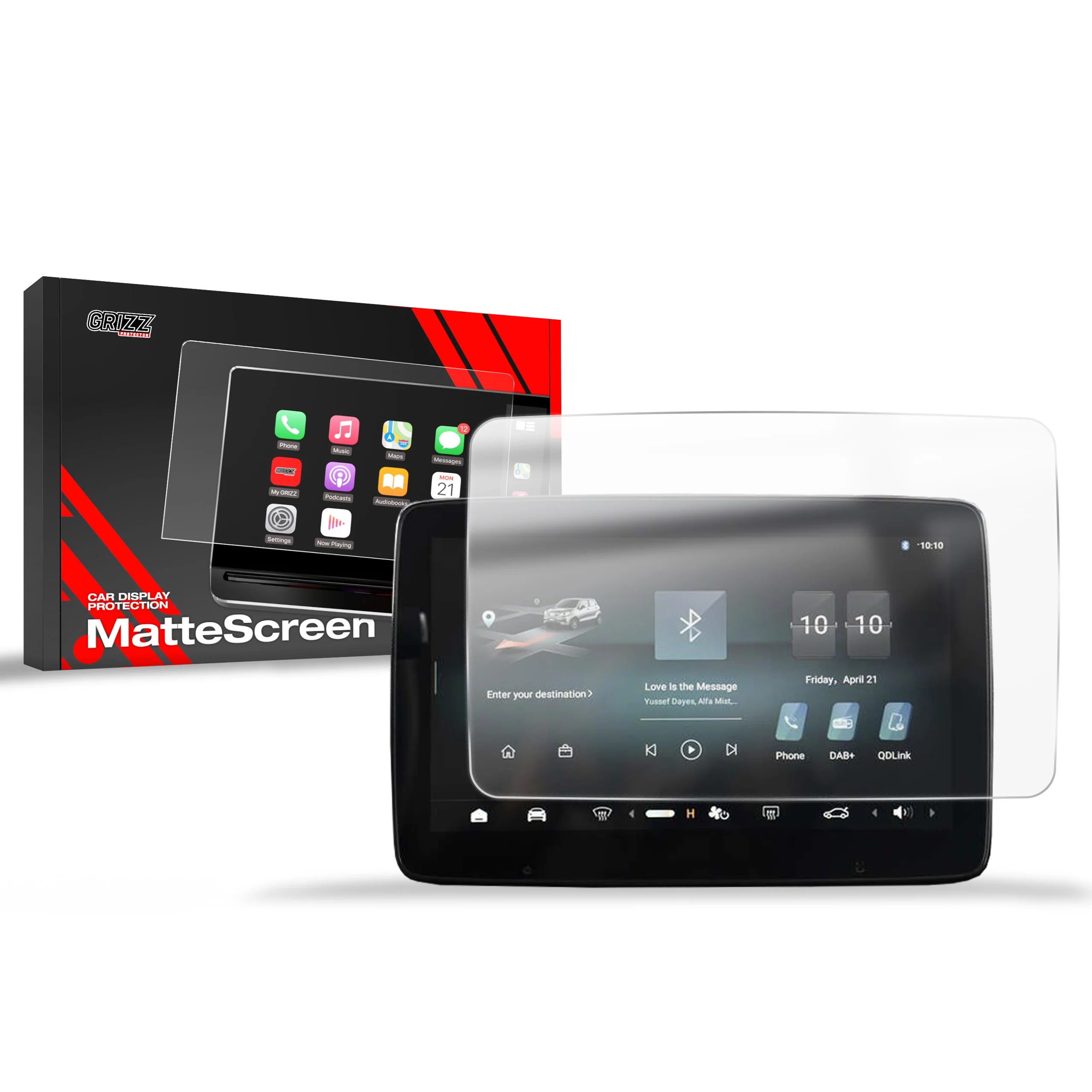 Matte Autodisplayfolie für Leapmotor T03 10,1" (2025), Grizz Protector - Image 8