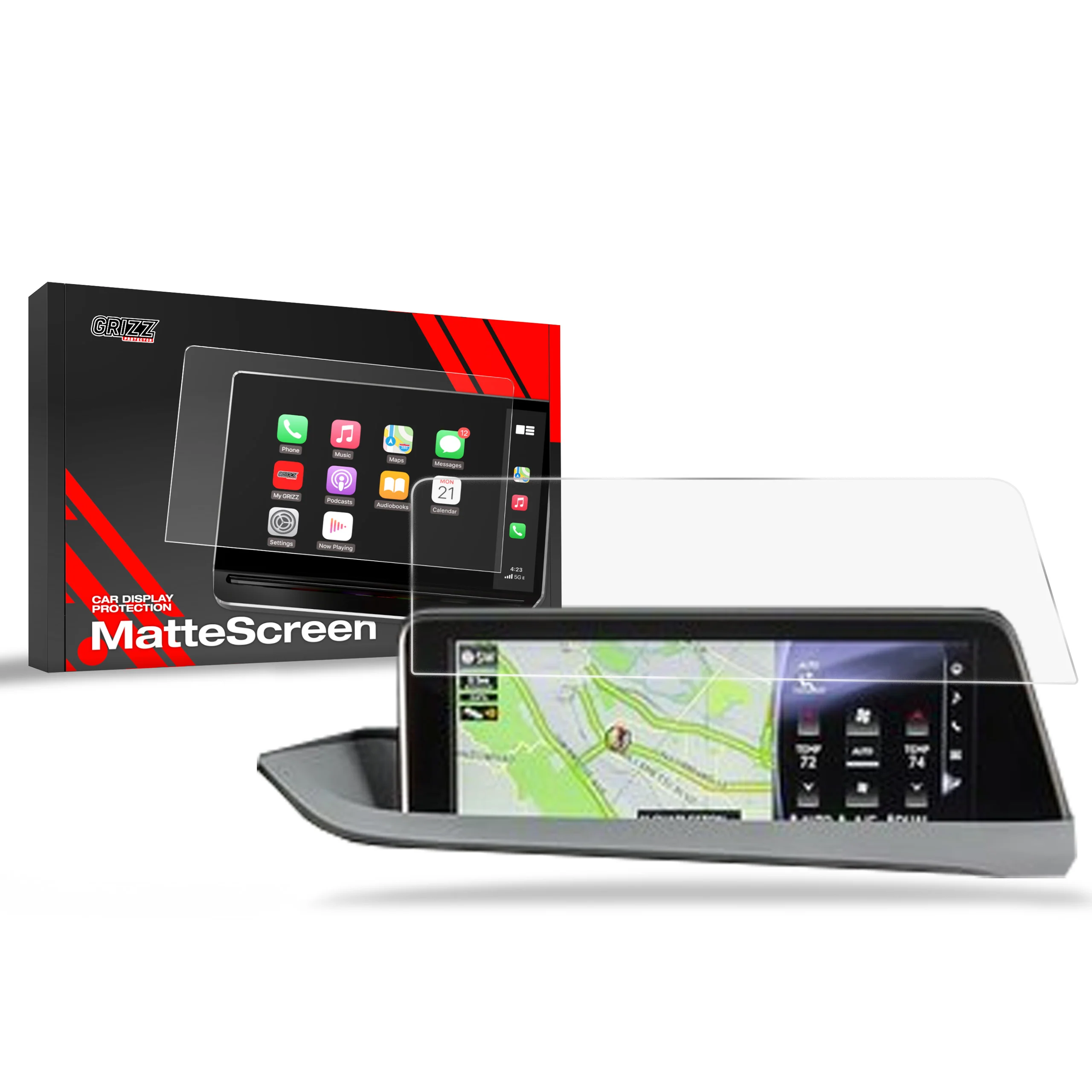 Matte Autodisplayfolie für Lexus RX 4 (2015-2019), Grizz Protector