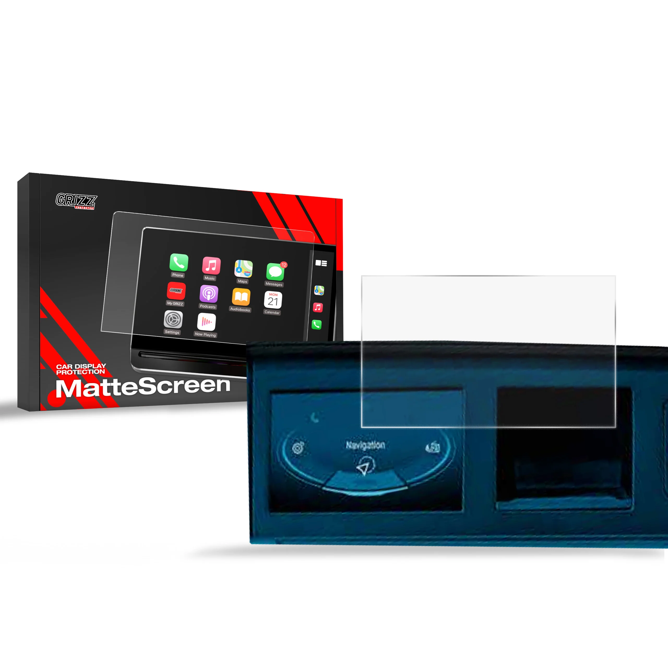 Matte Autodisplayfolie für MAN TGL 7", Grizz Protector
