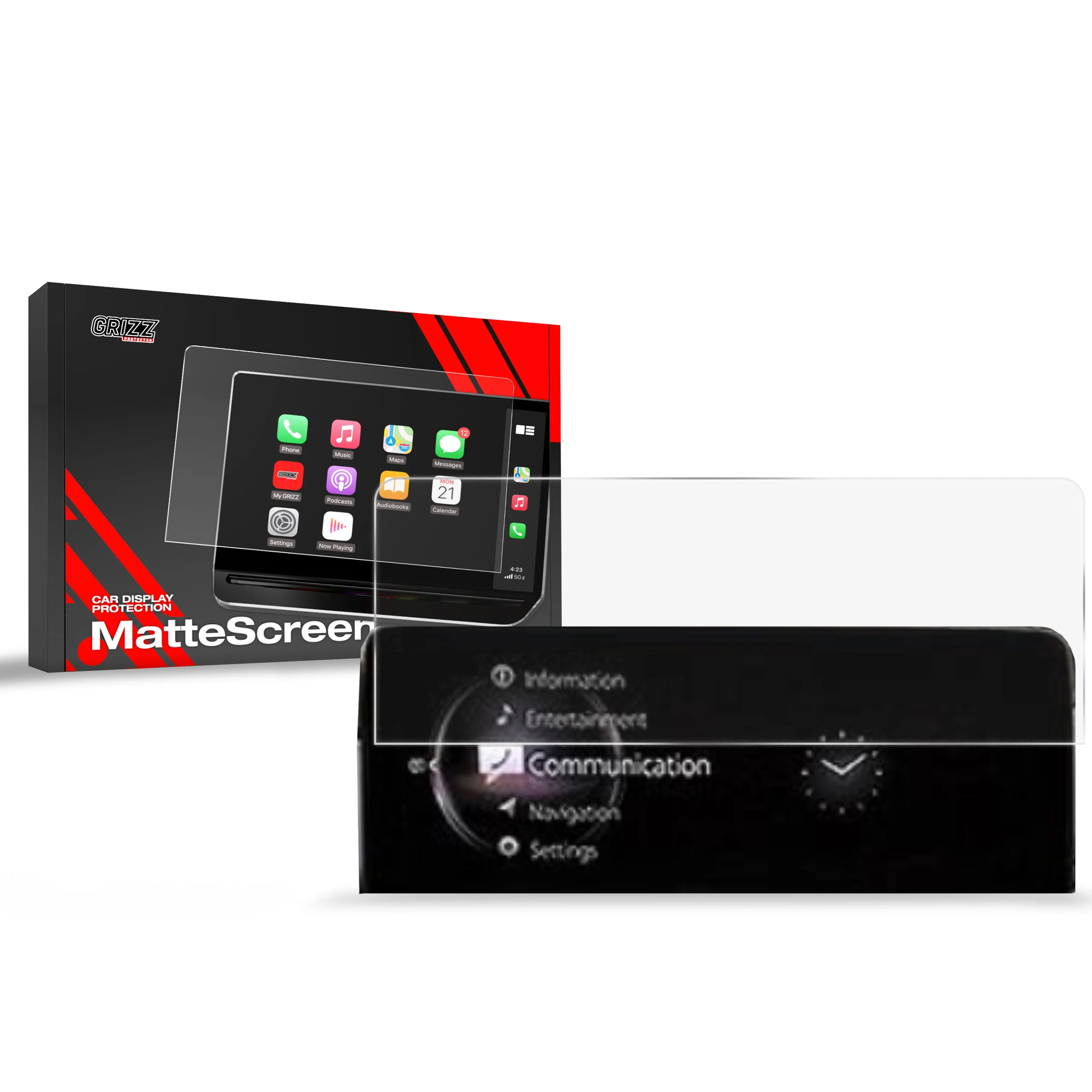 Matte Autodisplayfolie für Mazda CX-5 2 10,25" (2021-2025), Grizz Protector