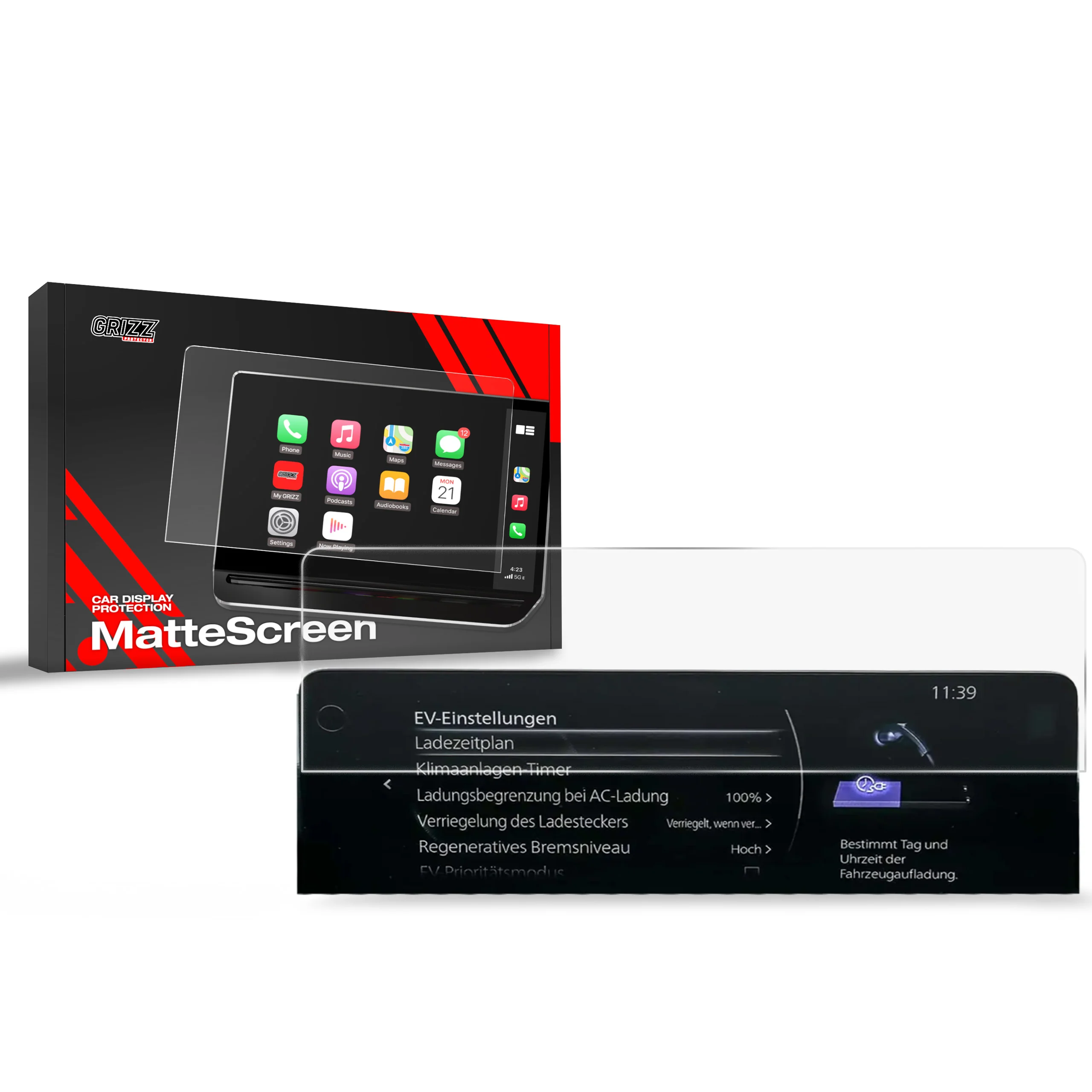 Matte Autodisplayfolie für Mazda CX-60 (2022-2025), Grizz Protector