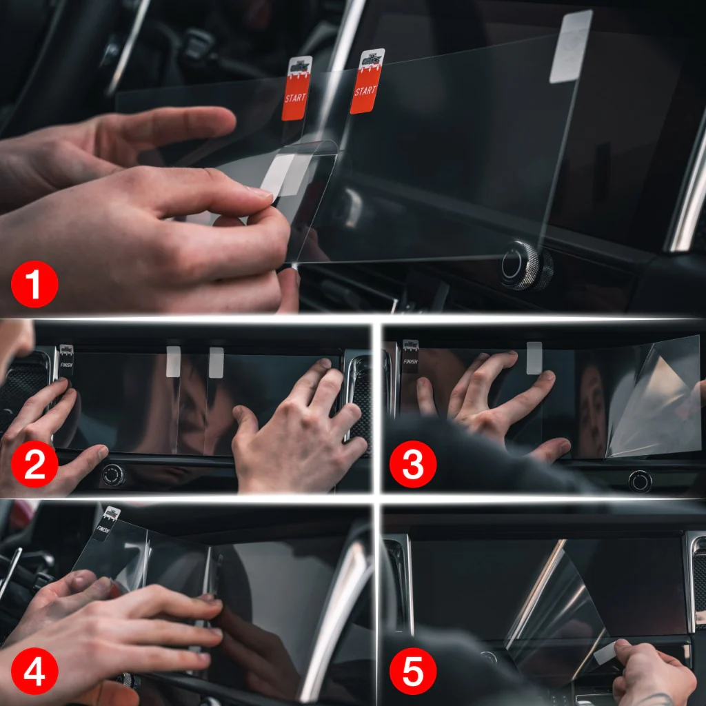 Matte Autodisplayfolie für MG 3 10,25" (2024-2025), Grizz Protector - Image 7