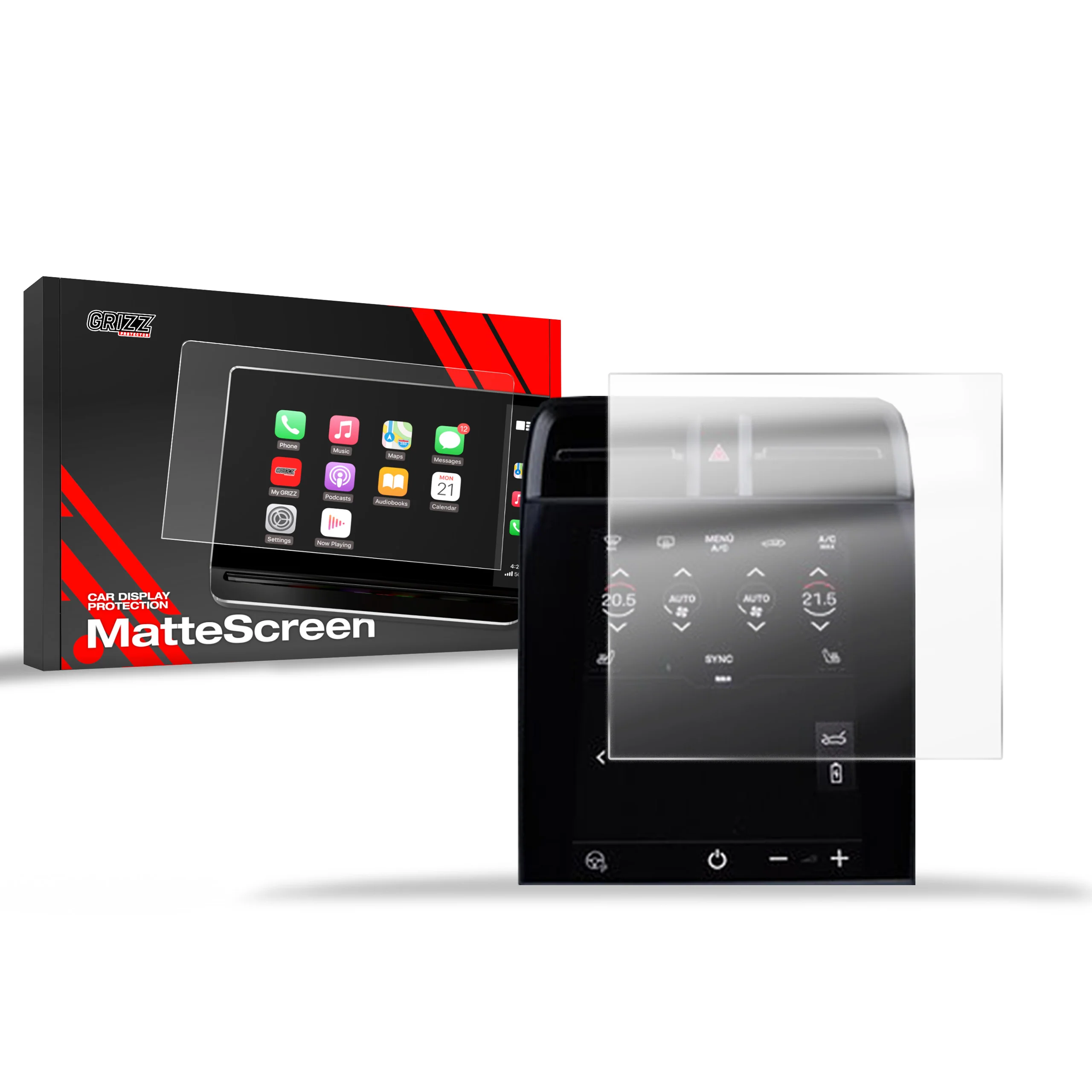Matte Autodisplayfolie für Porsche Taycan (2019-2025), Grizz Protector