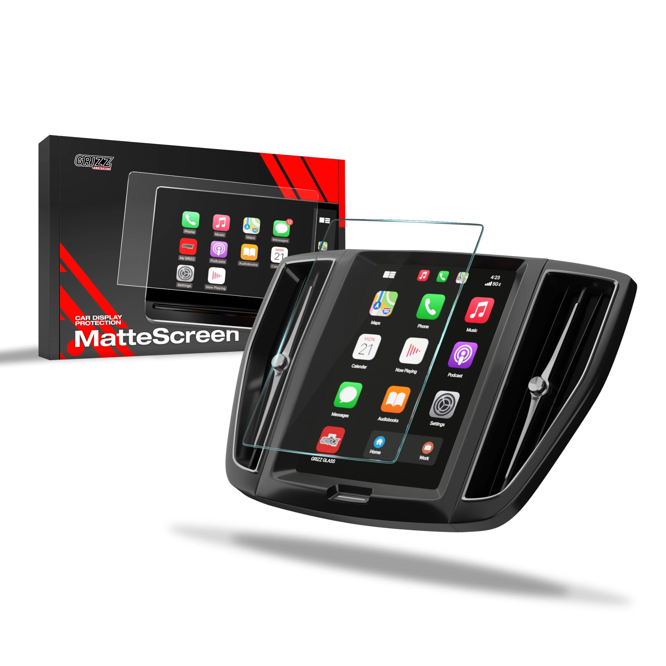 Matte Autodisplayfolie für Volvo S90 (2016-2025), Grizz Protector