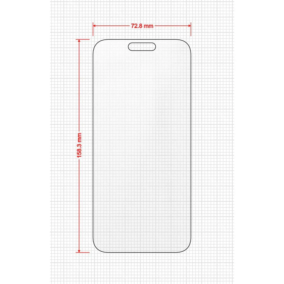 Matte Bildschirmfolie für iPhone 16 Pro Max, Grizz MatteScreen Easy mit Applikator, 2 Stück - Image 2