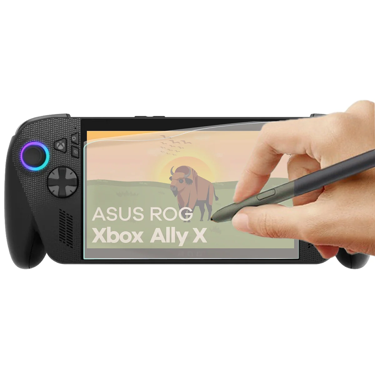 Matte Folie für ASUS ROG Xbox Ally X, Bizon Tab Film Sun, 1 Stück