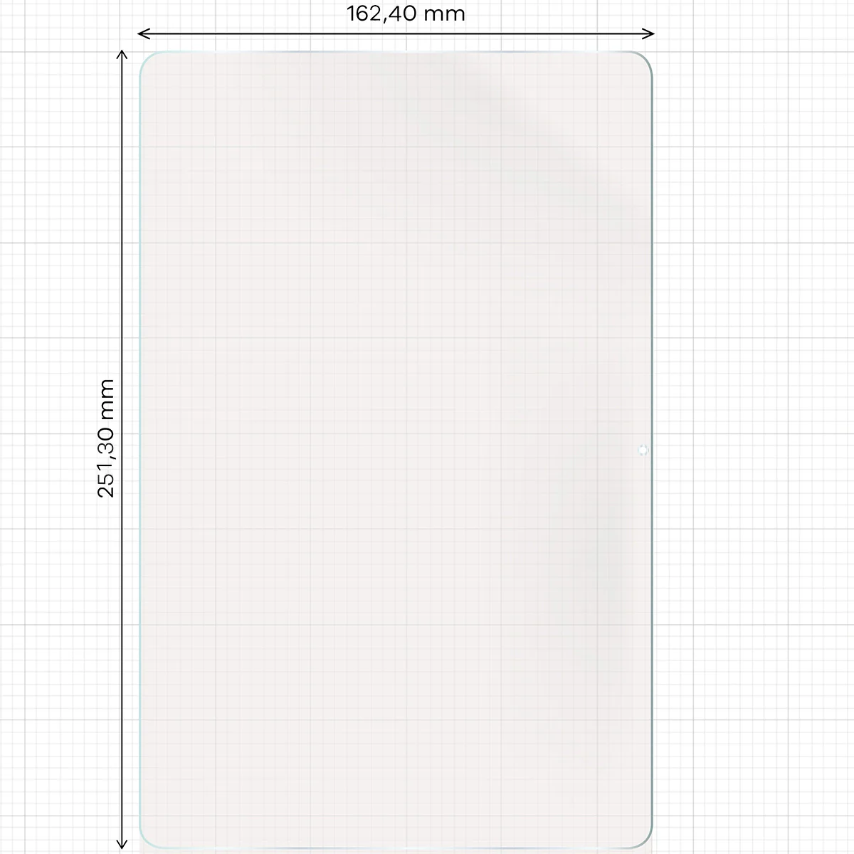 Matte Folie für Galaxy Tab S10 FE, Bizon Glass Tab Film Sun Duo, 2 Stück - Image 2