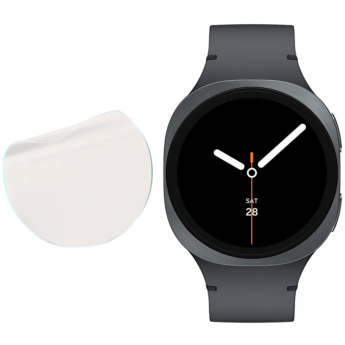 Matte Folie für Galaxy Watch 8 44 mm, Bizon Watch Film Sun Duo, 2 Stück - Image 4