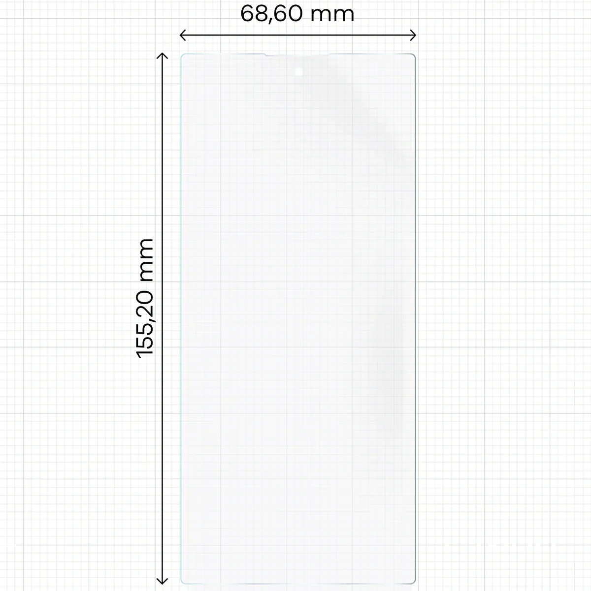 Matte Folie für Galaxy Z Fold7, Bizon Glass Film Sun Duo, 2 Stück - Image 2