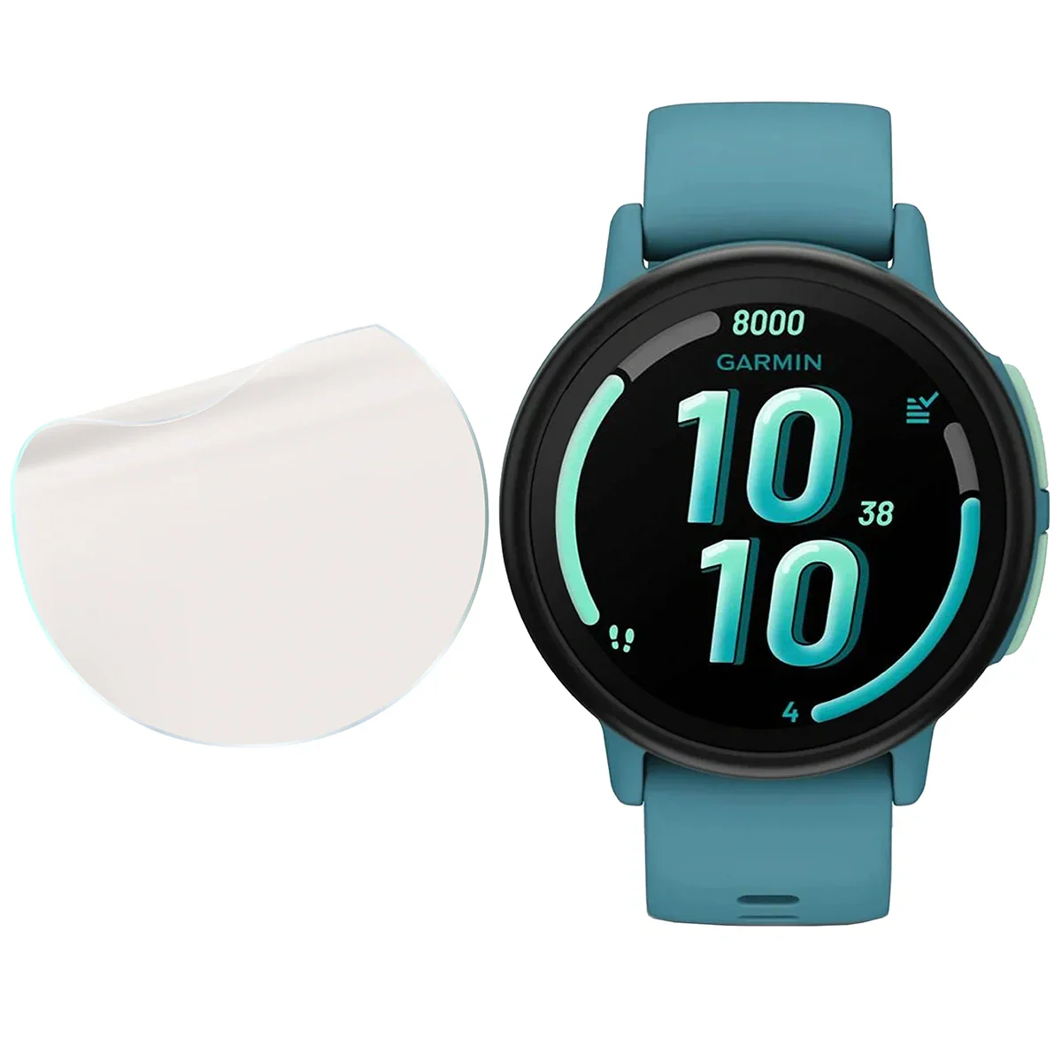 Matte Folie für Garmin Bounce 2, Bizon Watch Film Sun, 1 Stück - Image 4