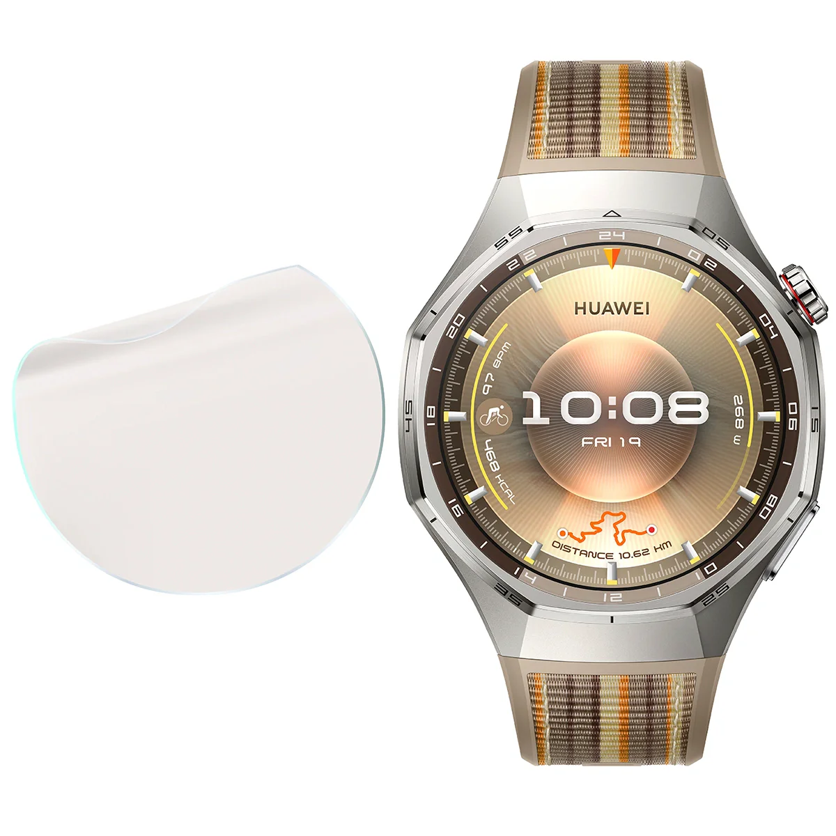 Matte Folie für Huawei Watch GT6 Pro 46 mm, Bizon Watch Film Sun - Image 3