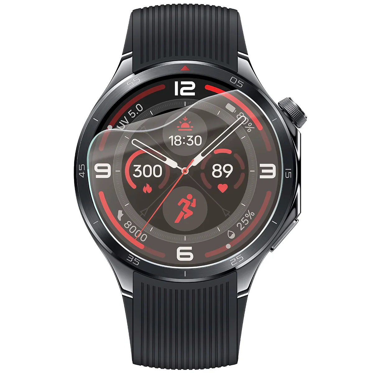 Matte Folie für OnePlus Watch 3, Bizon Watch Film Sun Duo, 2 Stück - Image 2