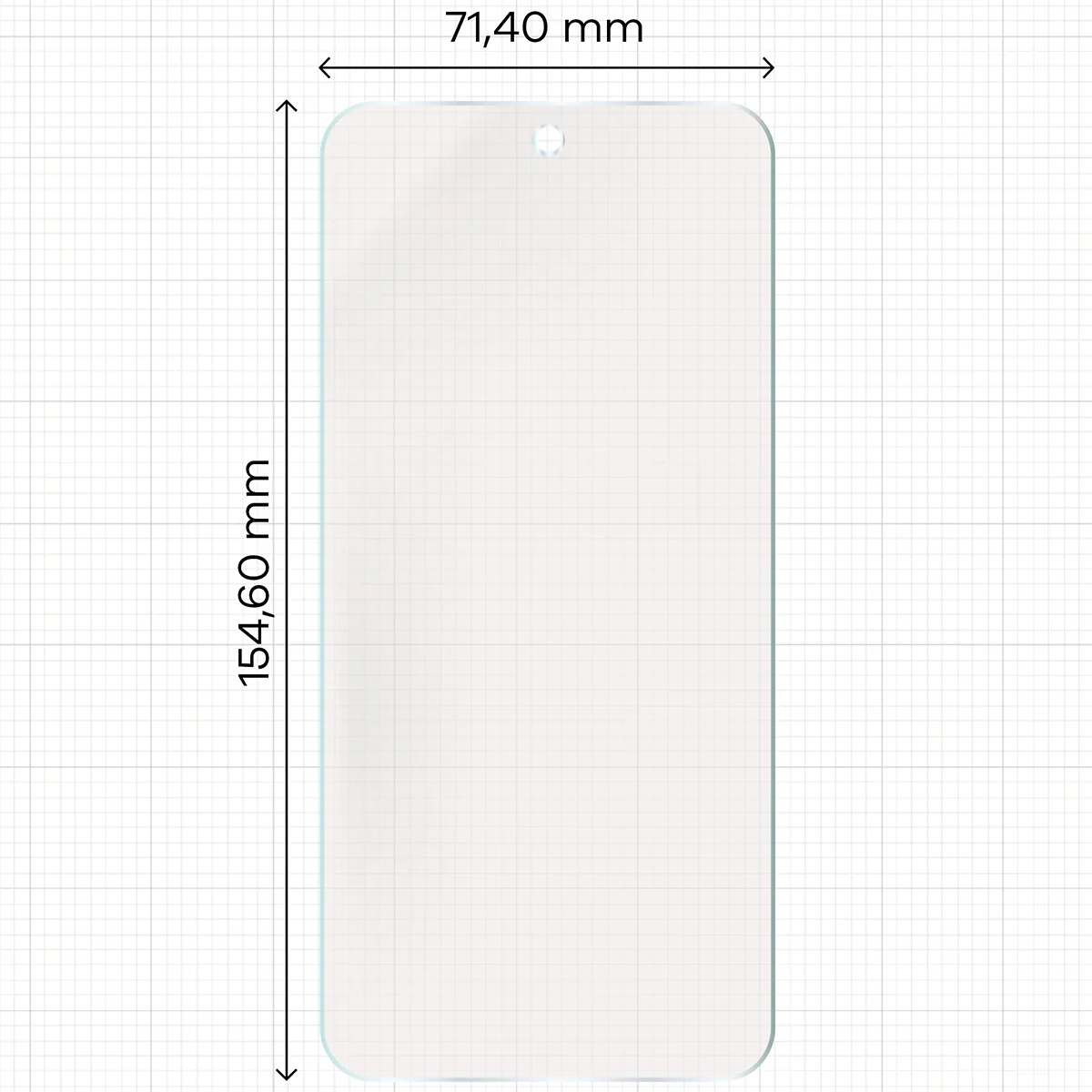 Matte Folie für Oppo Reno 15 F, Bizon Film Sun, 1 Stück - Image 2