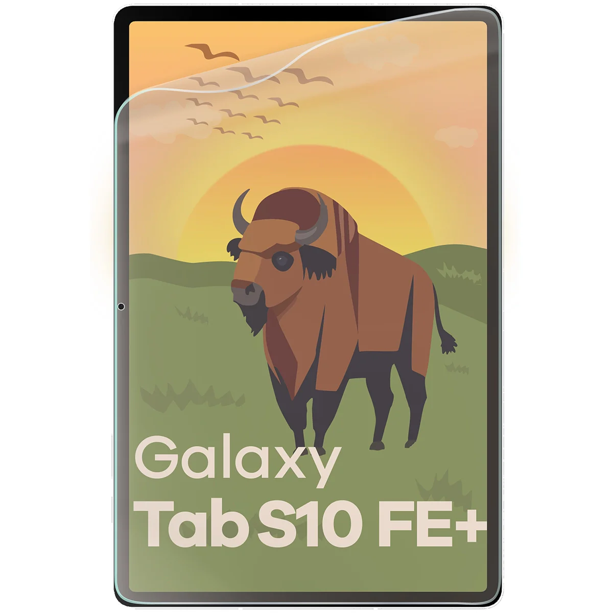 Matte Folie für Samsung Galaxy Tab S10 FE Plus, Bizon Tab Film Sun Duo, 2 Stück - Image 3