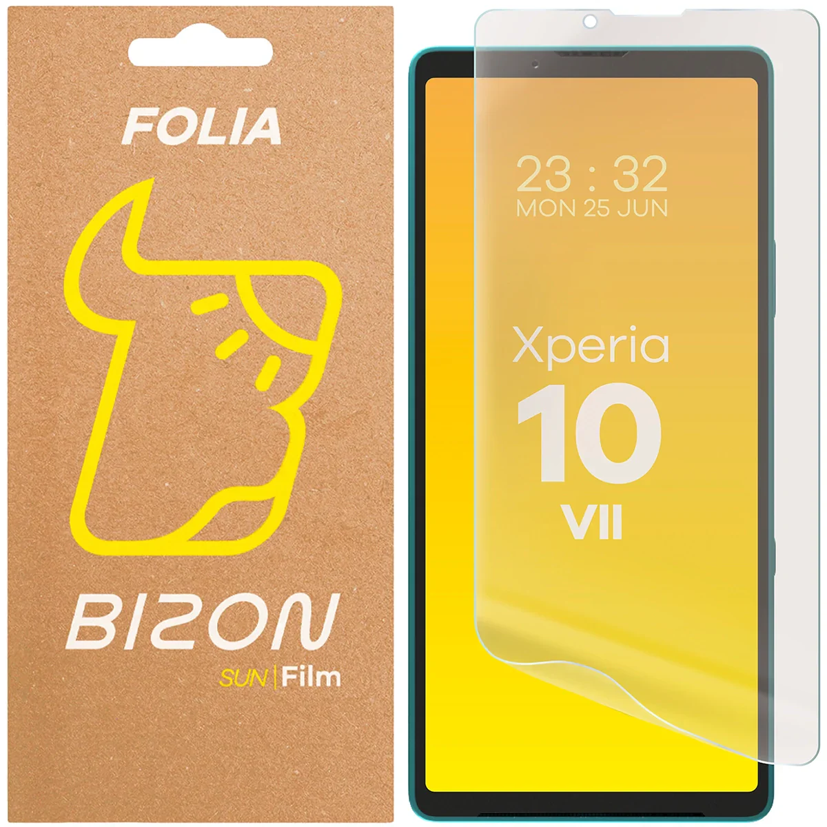Matte Folie für Sony Xperia 10 VII, Bizon Film Sun, 1 Stück