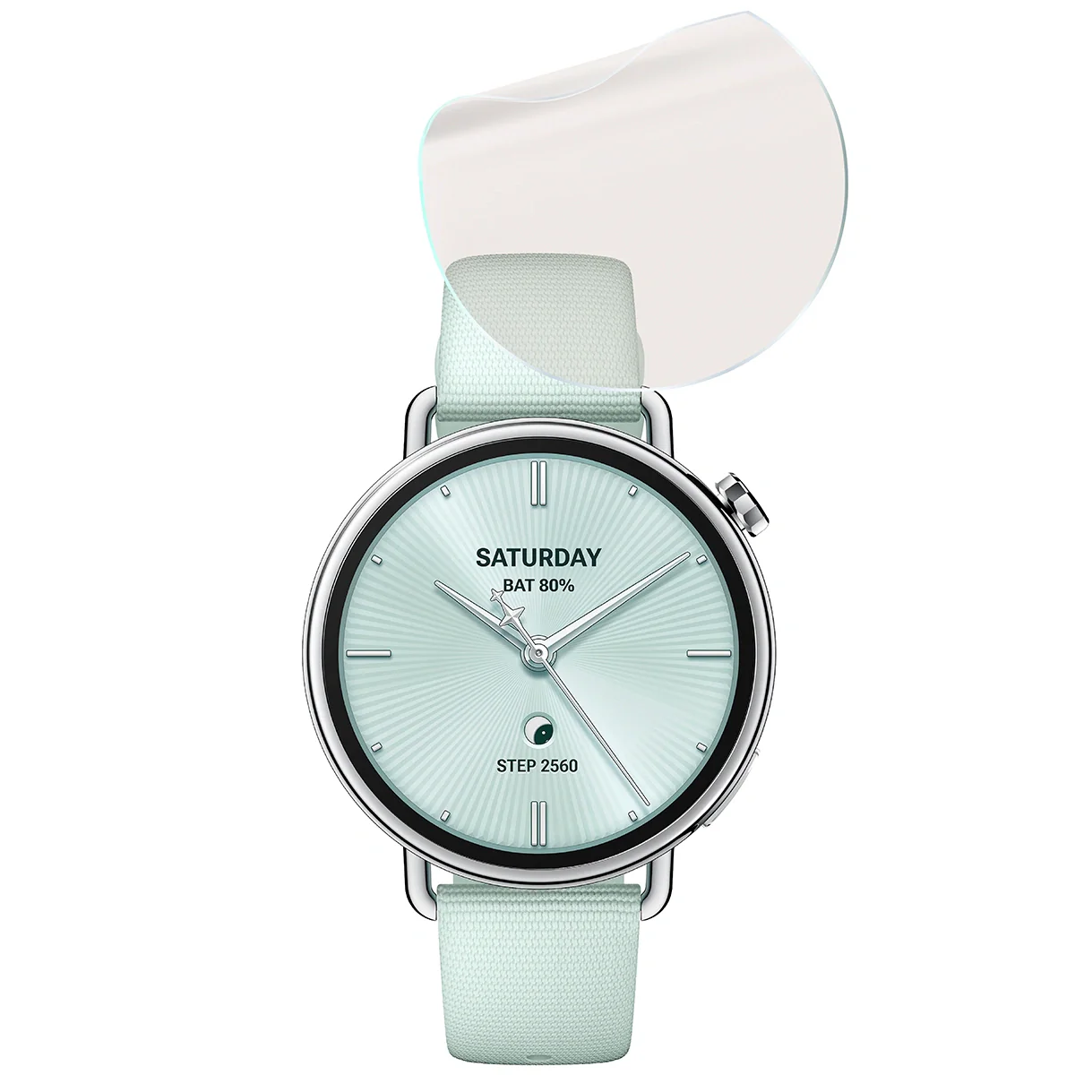 Matte Folie für Xiaomi Watch S4 41 mm, Bizon Watch Film Sun - Image 3