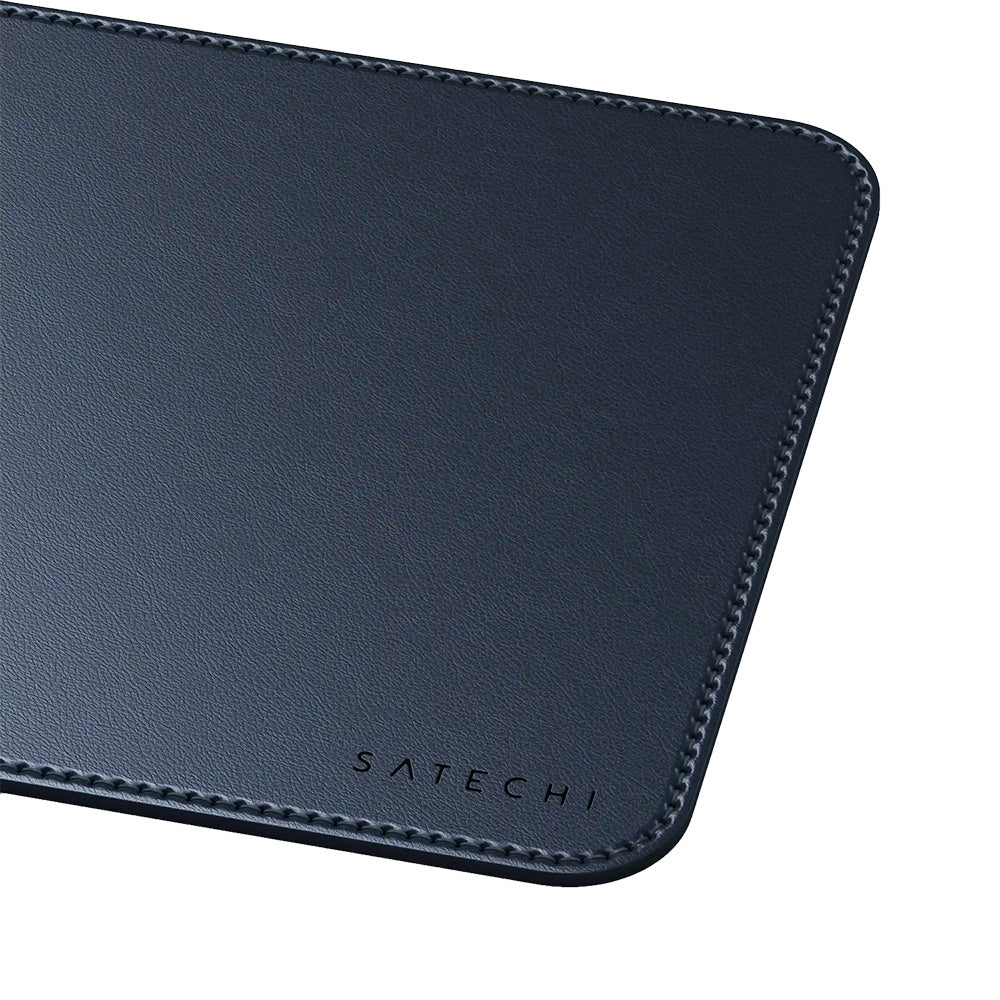 Mauspad aus veganem Leder für den Schreibtisch, Satechi Premium Mouse Pad, Blau - Image 3