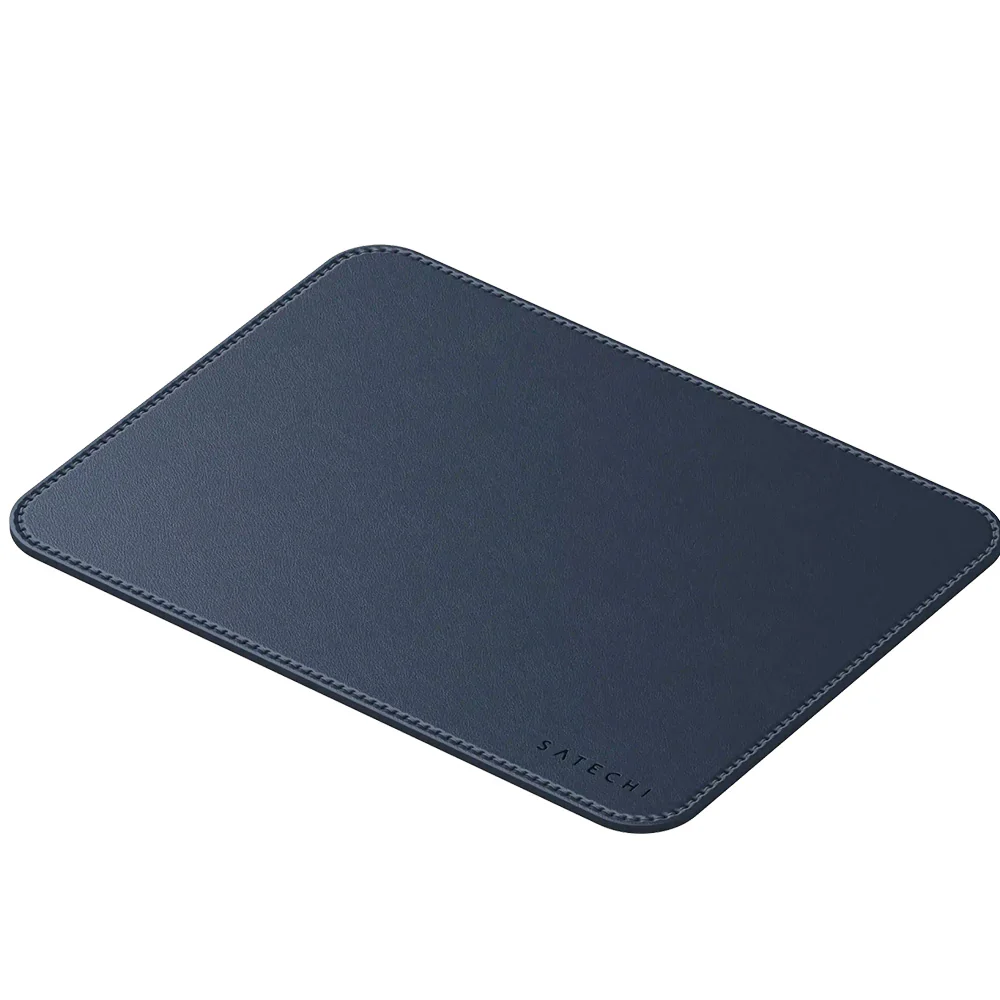 Mauspad aus veganem Leder für den Schreibtisch, Satechi Premium Mouse Pad, Blau - Image 5