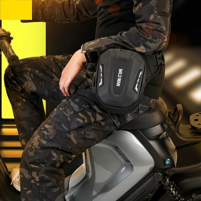 Motorrad- und Fahrradtasche WILDMAN L1 3L, Schwarz - Image 3
