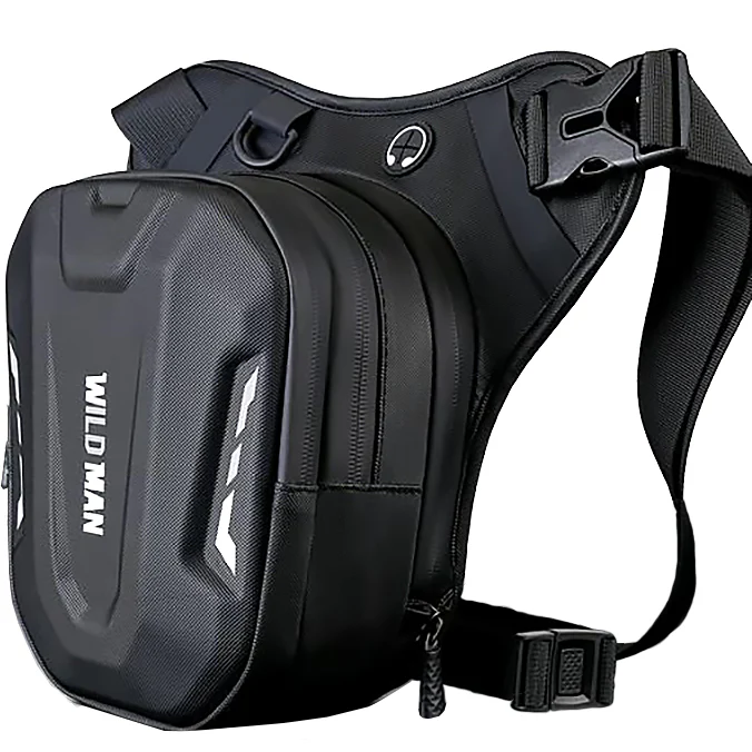 Motorrad- und Fahrradtasche WILDMAN L1 3L, Schwarz - Image 7