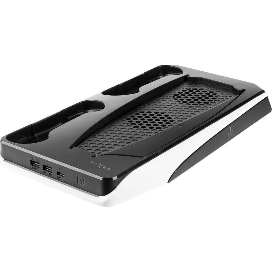 Multifunktionale Ladestation mit Kühlfunktion für PlayStation 5, Fixed Multifunctional Stand Station, Schwarz und Weiß - Image 6