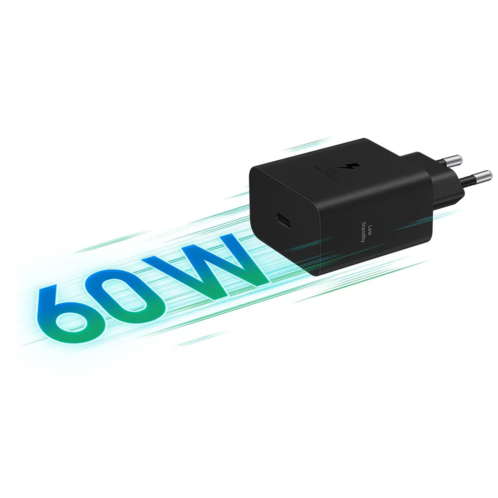 Netzladegerät USB-C mit PD, PPS und SFC, 60W, Samsung Power Adapter, Schwarz - Image 6