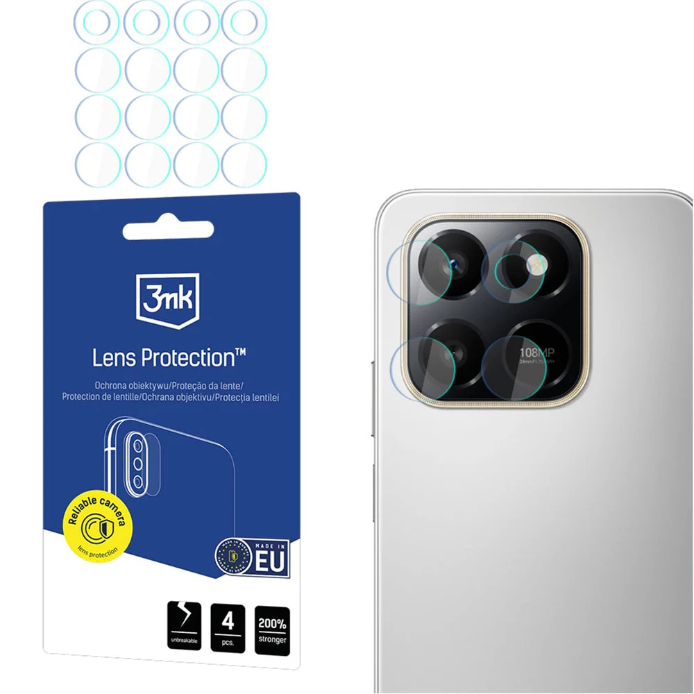 Objektivschutz für Honor X7d, 3mk Lens Protection, 4 Sätze