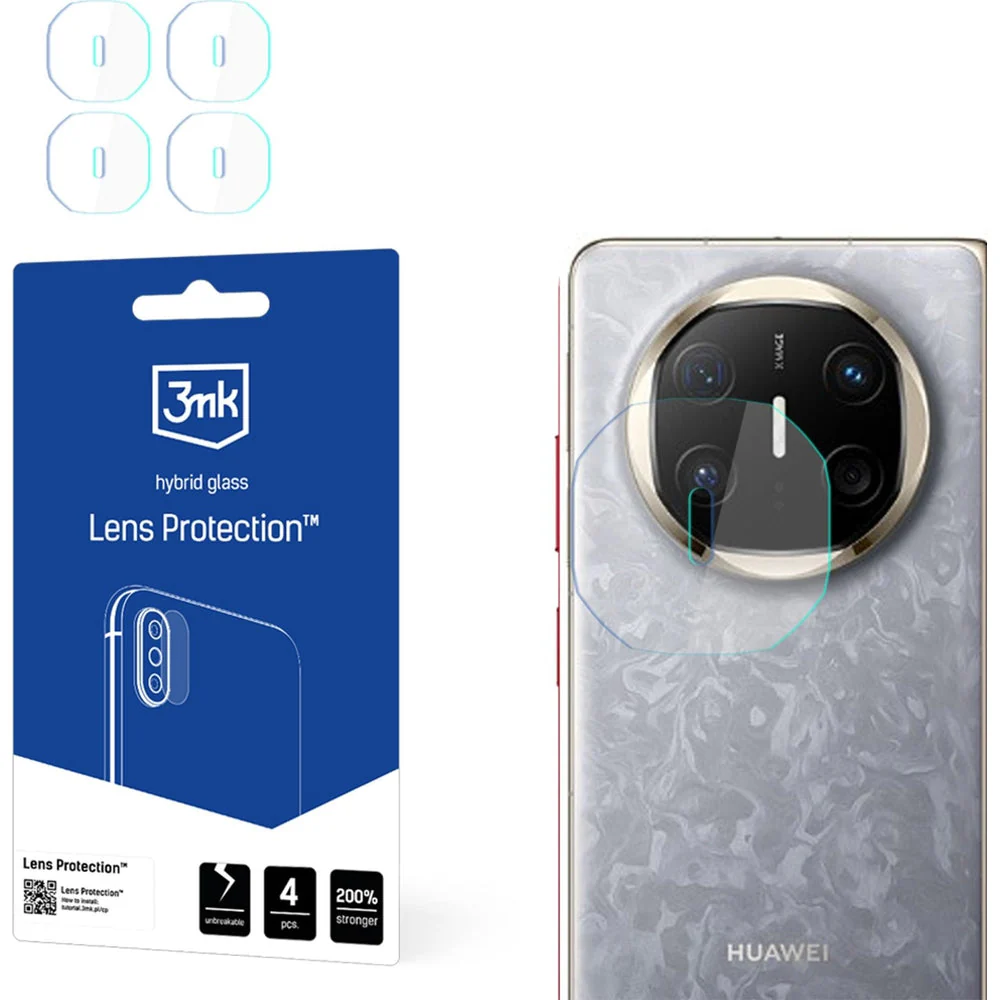 Objektivschutz für Huawei Mate X6, 3mk Lens Protection, 4 Sätze
